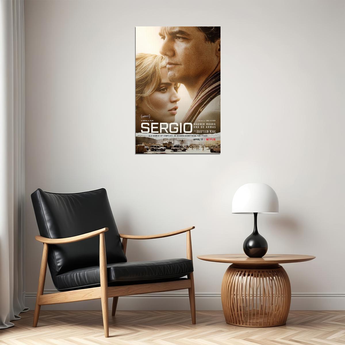 Sergio Movie 2020 Biography Drama History Poster Wall Art Print Home Wall Decor - xonomax