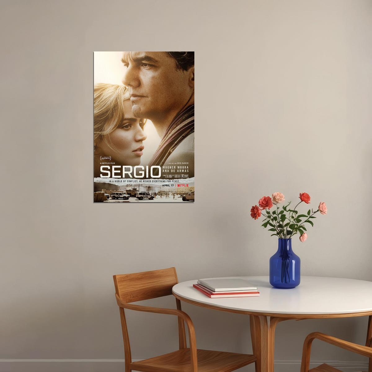 Sergio Movie 2020 Biography Drama History Poster Wall Art Print Home Wall Decor - xonomax