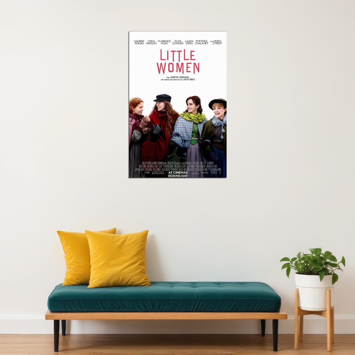 Little Women Movie 2020 Own Your Story Romantic Poster Wall Art Print Home Wall Decor - xonomax