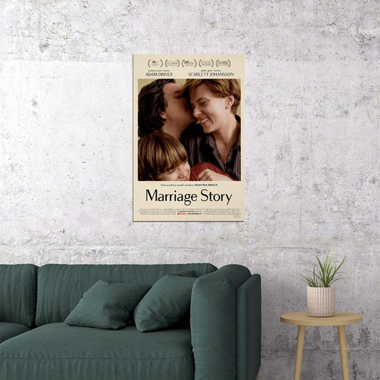 Marriage Story Movie 2020 Drama Romance Comedy Poster Wall Art Print Home Wall Decor - xonomax