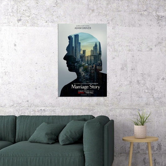 Marriage Story Movie 2020 Romance Comedy Drama Poster Wall Art Print Home Wall Decor - xonomax
