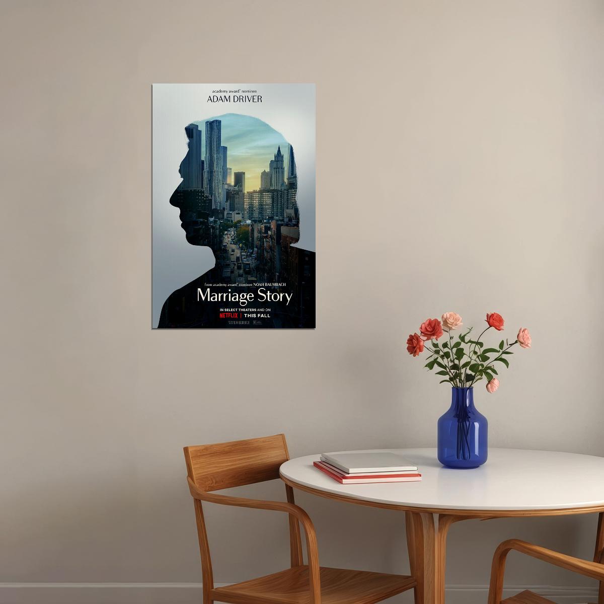 Marriage Story Movie 2020 Romance Comedy Drama Poster Wall Art Print Home Wall Decor - xonomax