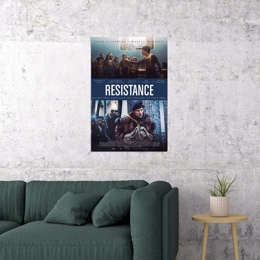 Resistance Movie 2020 History Drama Poster Wall Art Print Home Wall Decor - xonomax