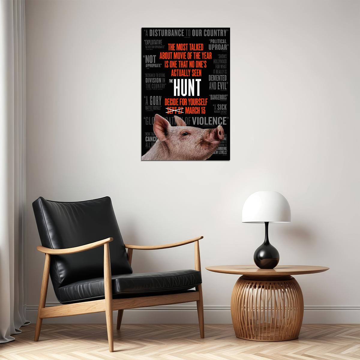 The Hunt Horror Movie Thriller Action Poster Wall Art Print Home Wall Decor - xonomax