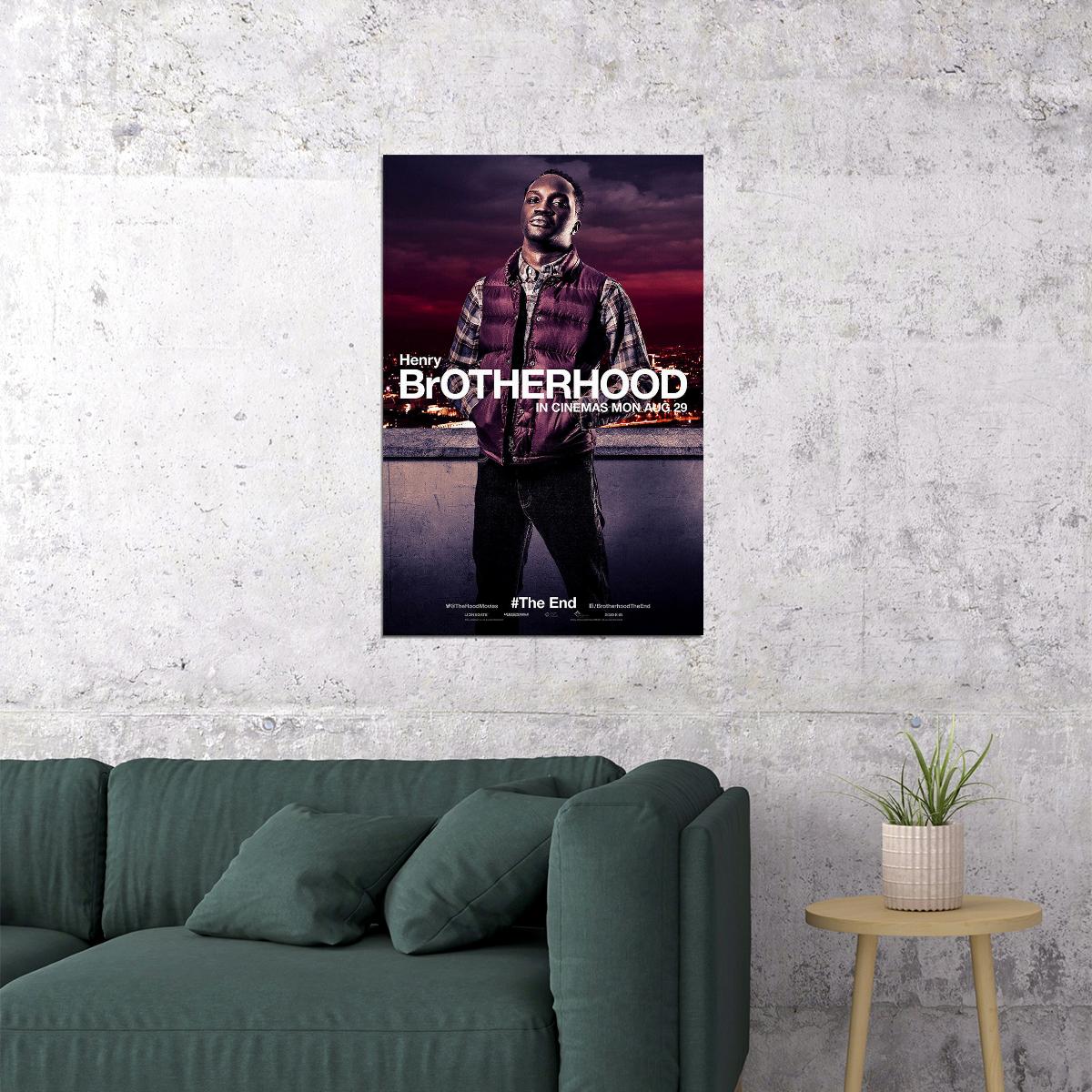 Brotherhood 2020 Movie Crime Emotional Drama Poster Wall Art Print Home Wall Decor - xonomax