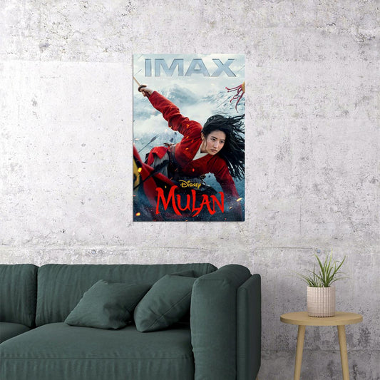 Mulan Movie 2020 Adventure Action Poster Wall Art Print Home Wall Decor - xonomax