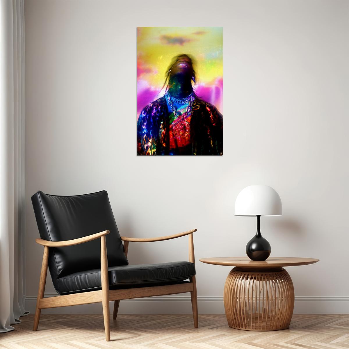 Travis Scott Astroworld Rap Music Poster Wall Art Print Home Wall Decor - xonomax