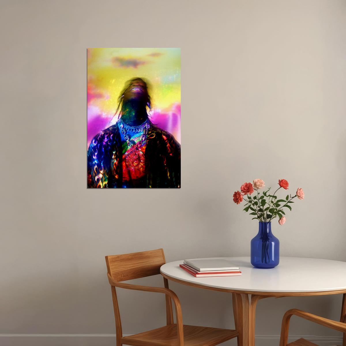 Travis Scott Astroworld Rap Music Poster Wall Art Print Home Wall Decor - xonomax