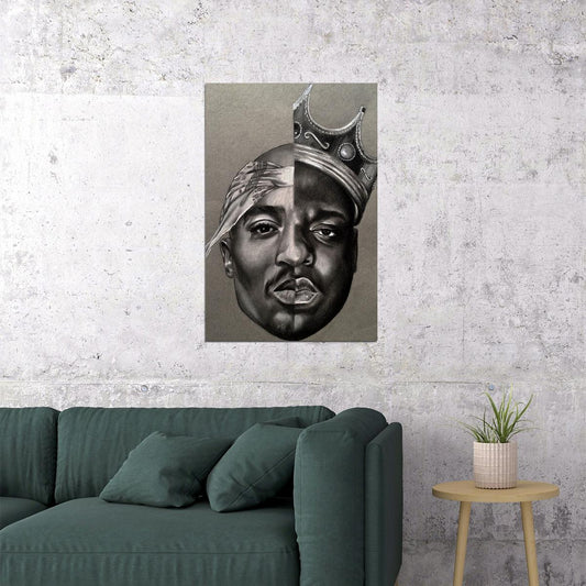 The Notorious 2pac Tupac Rapper Poster Wall Art Print Home Wall Decor - xonomax