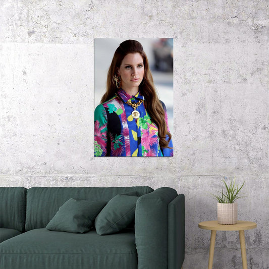 Lana Del Rey Soul Music Singer Poster Wall Art Print Home Wall Decor - xonomax