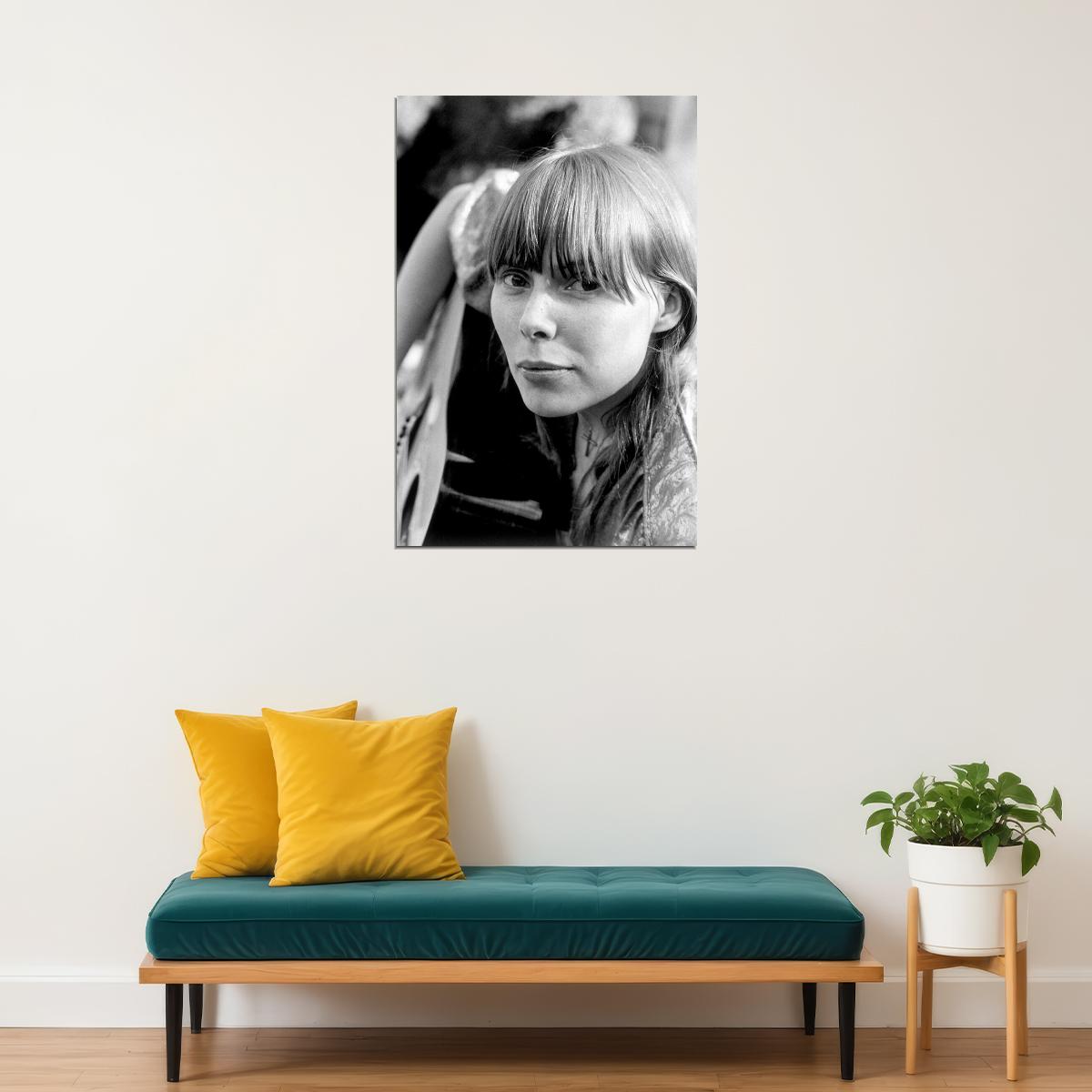Joni Mitchell Great Music Singer Poster Wall Art Print Home Wall Decor - xonomax