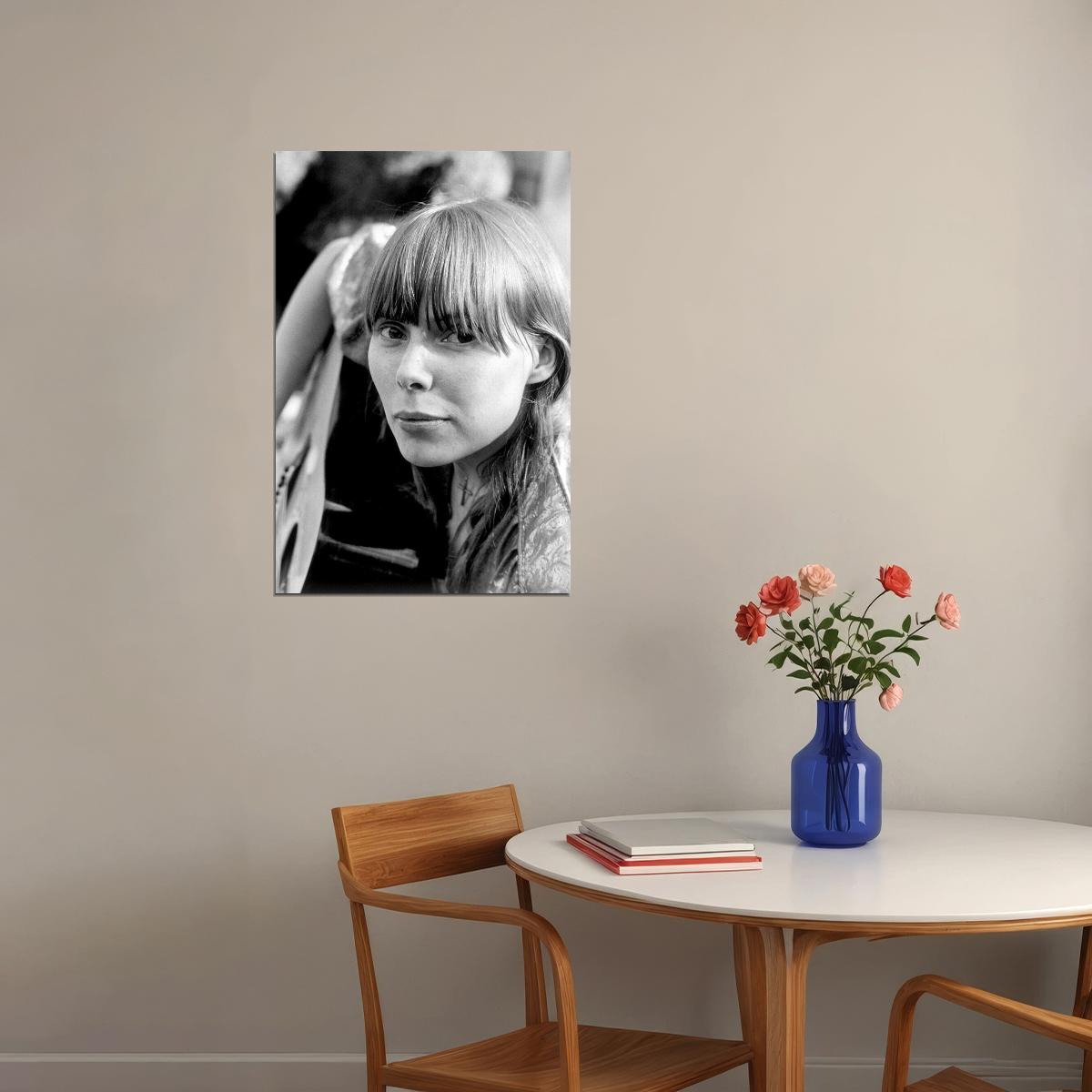 Joni Mitchell Great Music Singer Poster Wall Art Print Home Wall Decor - xonomax