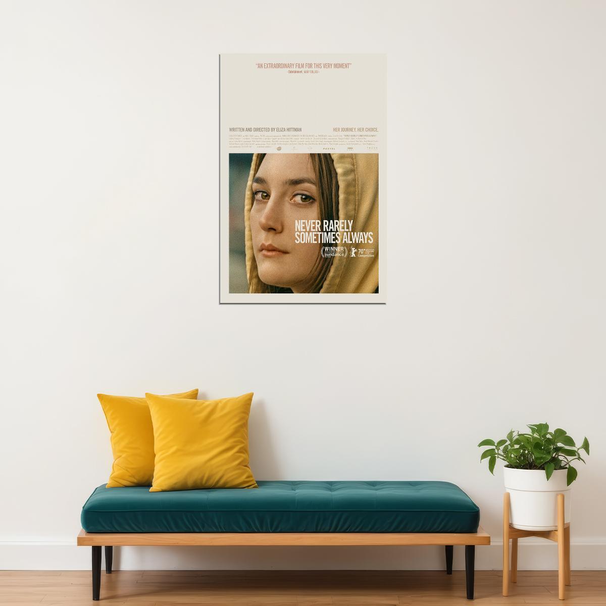 Never Rarely Sometimes Always Movie 2020 Drama Poster Wall Art Print Home Wall Decor - xonomax