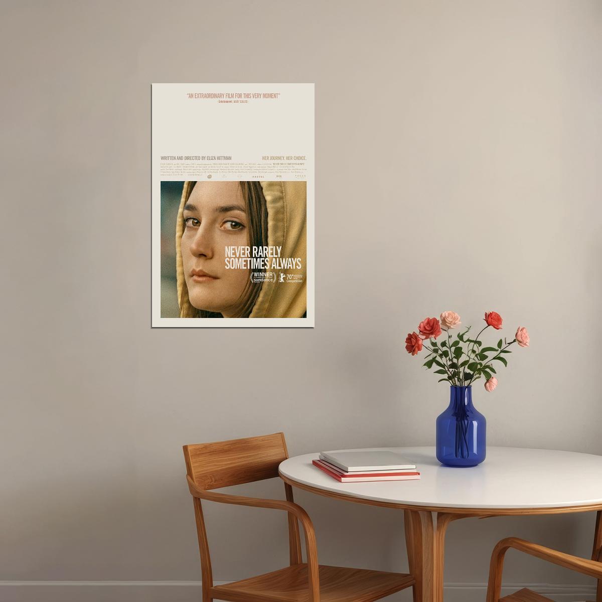 Never Rarely Sometimes Always Movie 2020 Drama Poster Wall Art Print Home Wall Decor - xonomax