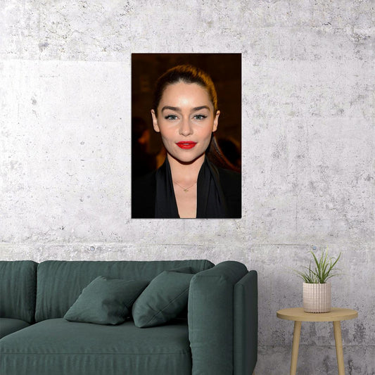 Emilia Clarke Actress Model Star Beauty Poster Wall Art Print Home Wall Decor - xonomax