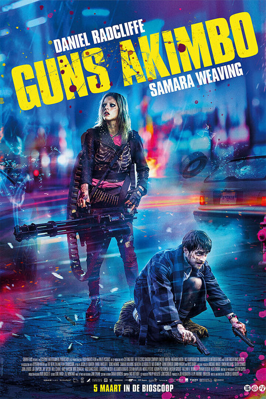 Guns Akimbo Movie 2020 Comedy Crime Action Poster Wall Art Print Home Wall Decor - xonomax
