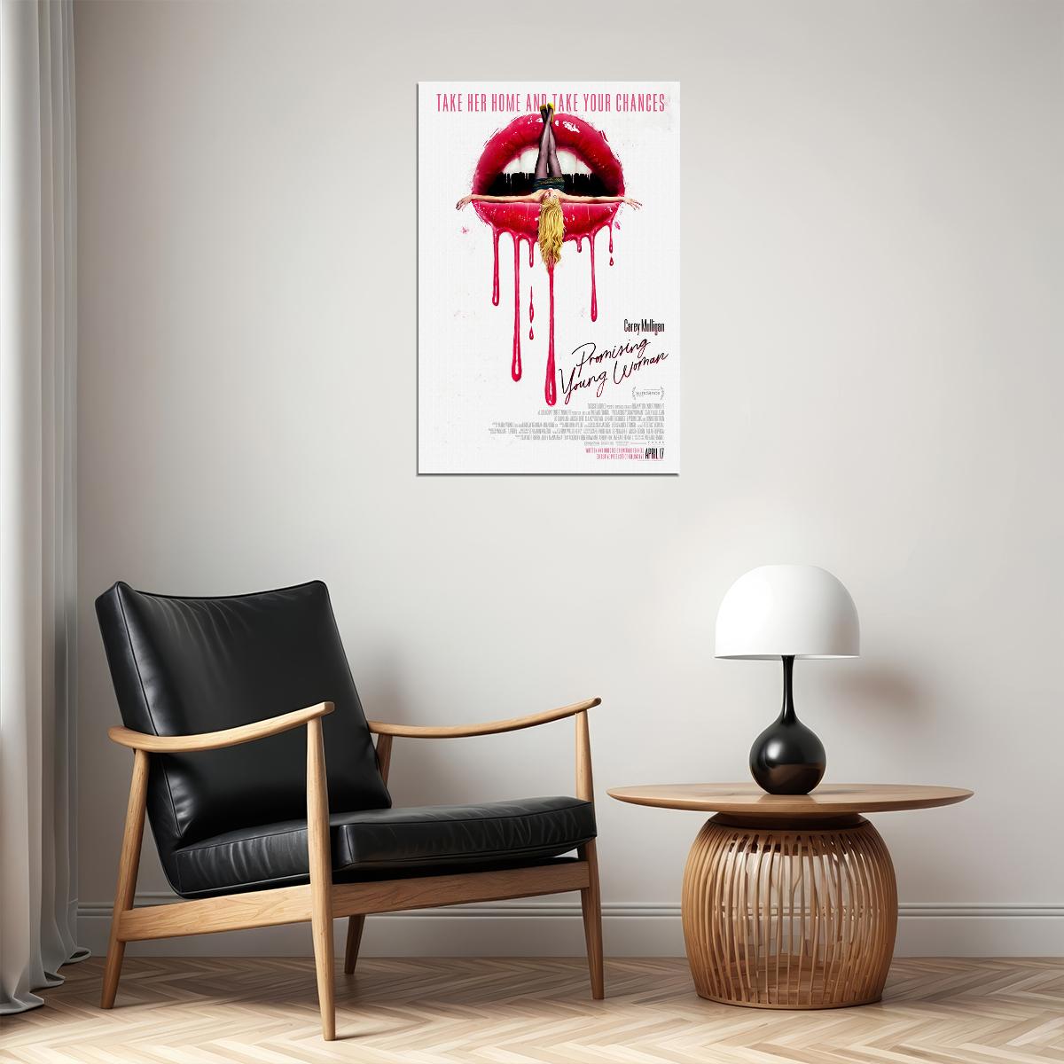 Promising Young Woman Movie Sexy Girl Drama Thriller Poster Wall Art Print Home Wall Decor - xonomax