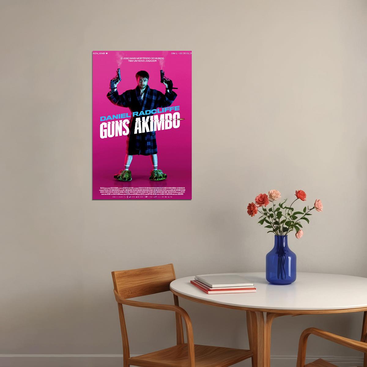 Guns Akimbo 2020 Movie Crime Action Comedy Poster Wall Art Print Home Wall Decor - xonomax