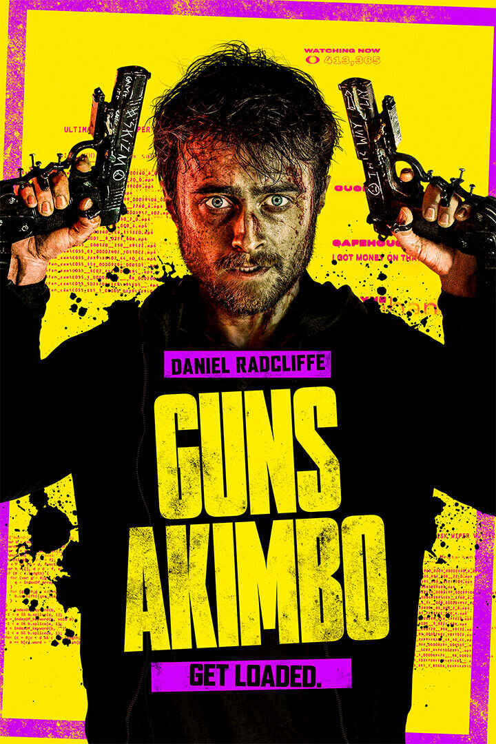 Guns Akimbo Movie 2020 Korea Comedy Crime Action Poster Wall Art Print Home Wall Decor - xonomax