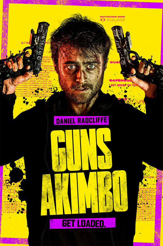 Guns Akimbo Movie 2020 Korea Comedy Crime Action Poster Wall Art Print Home Wall Decor - xonomax