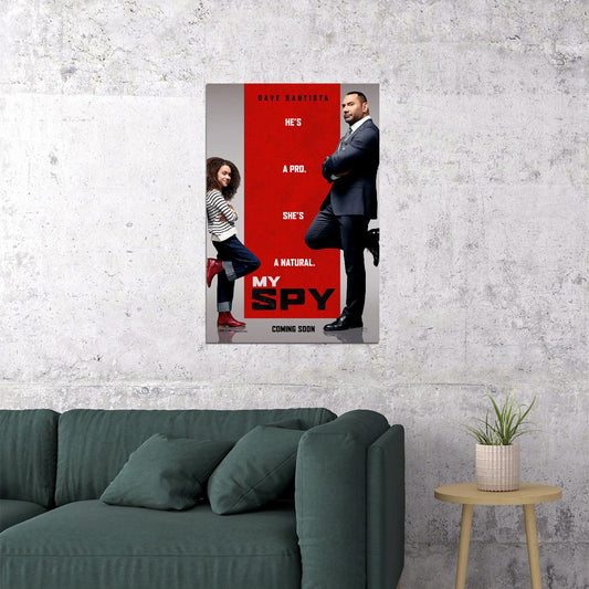My Spy Movie 2020 Comedy Action Poster Wall Art Print Home Wall Decor - xonomax