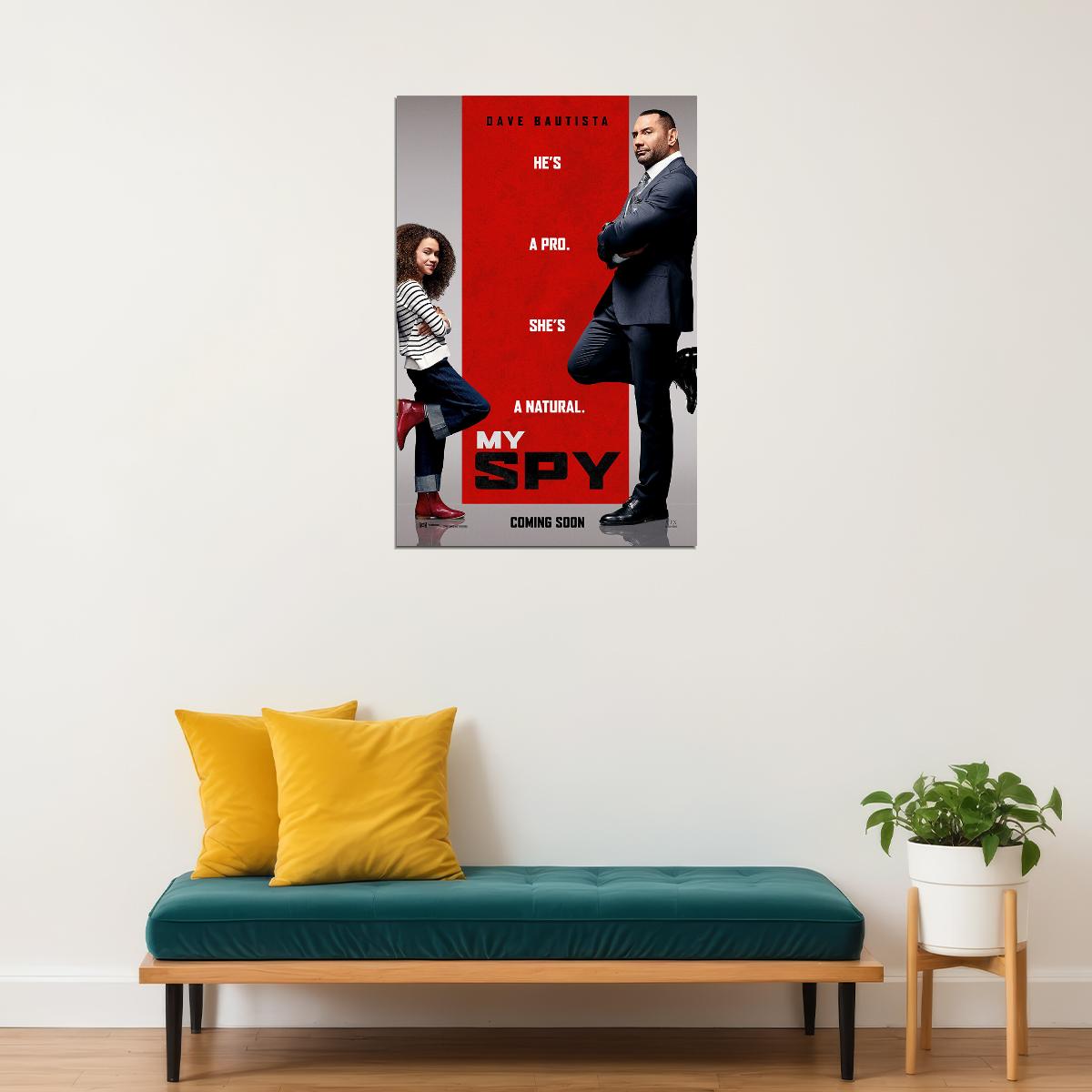My Spy Movie 2020 Comedy Action Poster Wall Art Print Home Wall Decor - xonomax