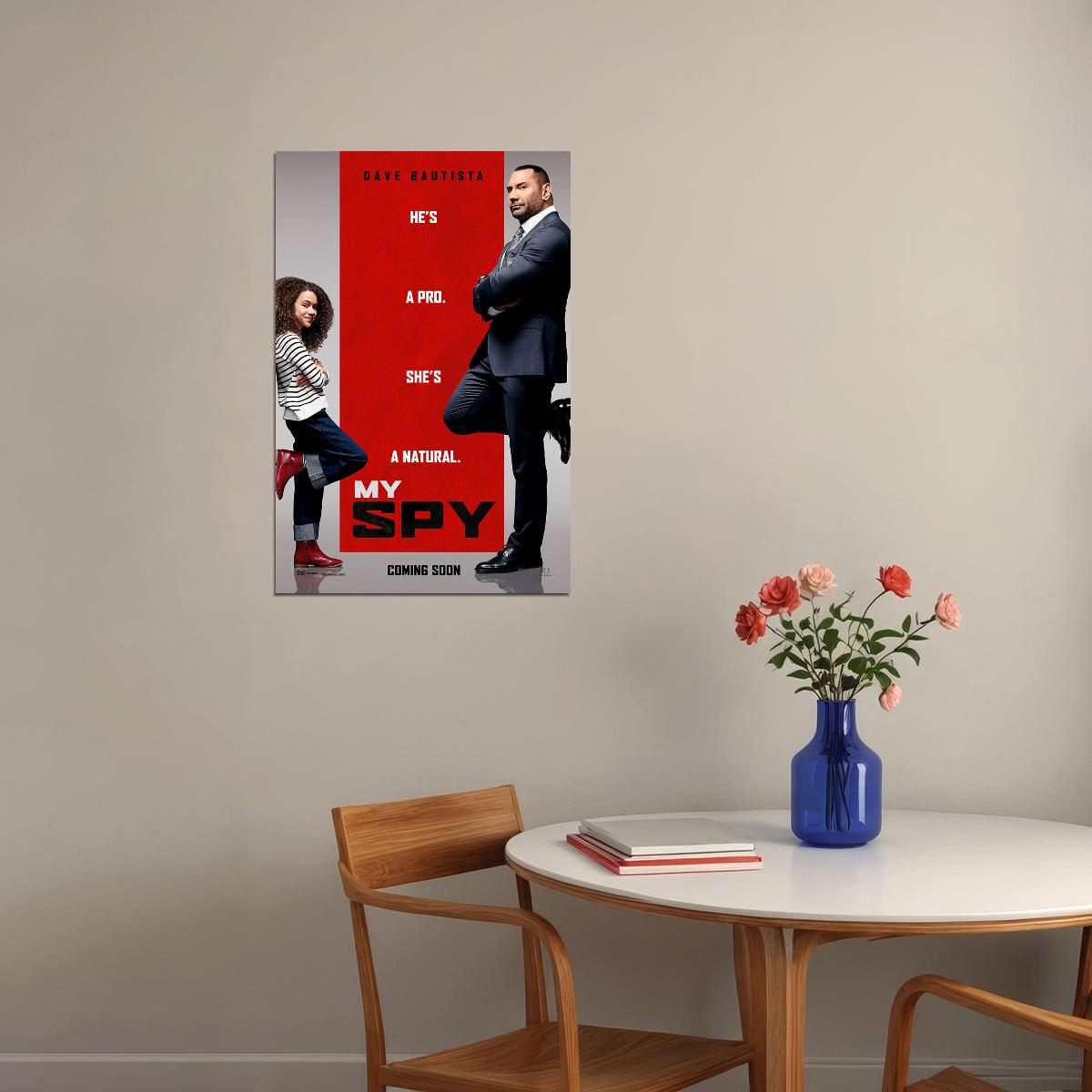 My Spy Movie 2020 Comedy Action Poster Wall Art Print Home Wall Decor - xonomax