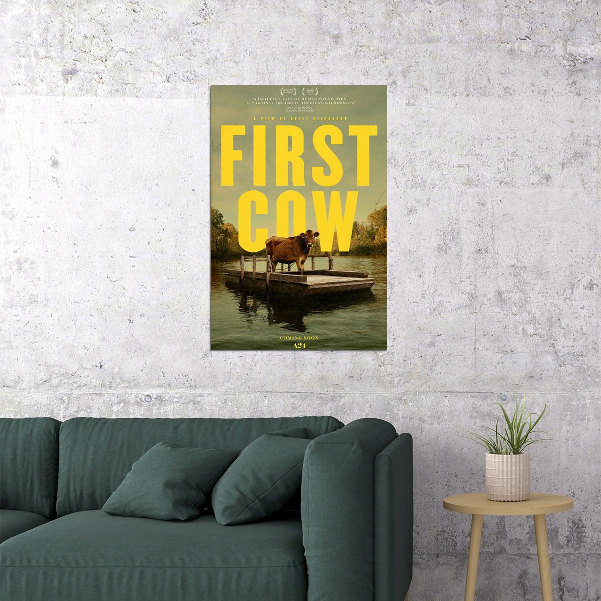 First Cow Movie 2020 Immigrant Drama Poster Wall Art Print Home Wall Decor - xonomax