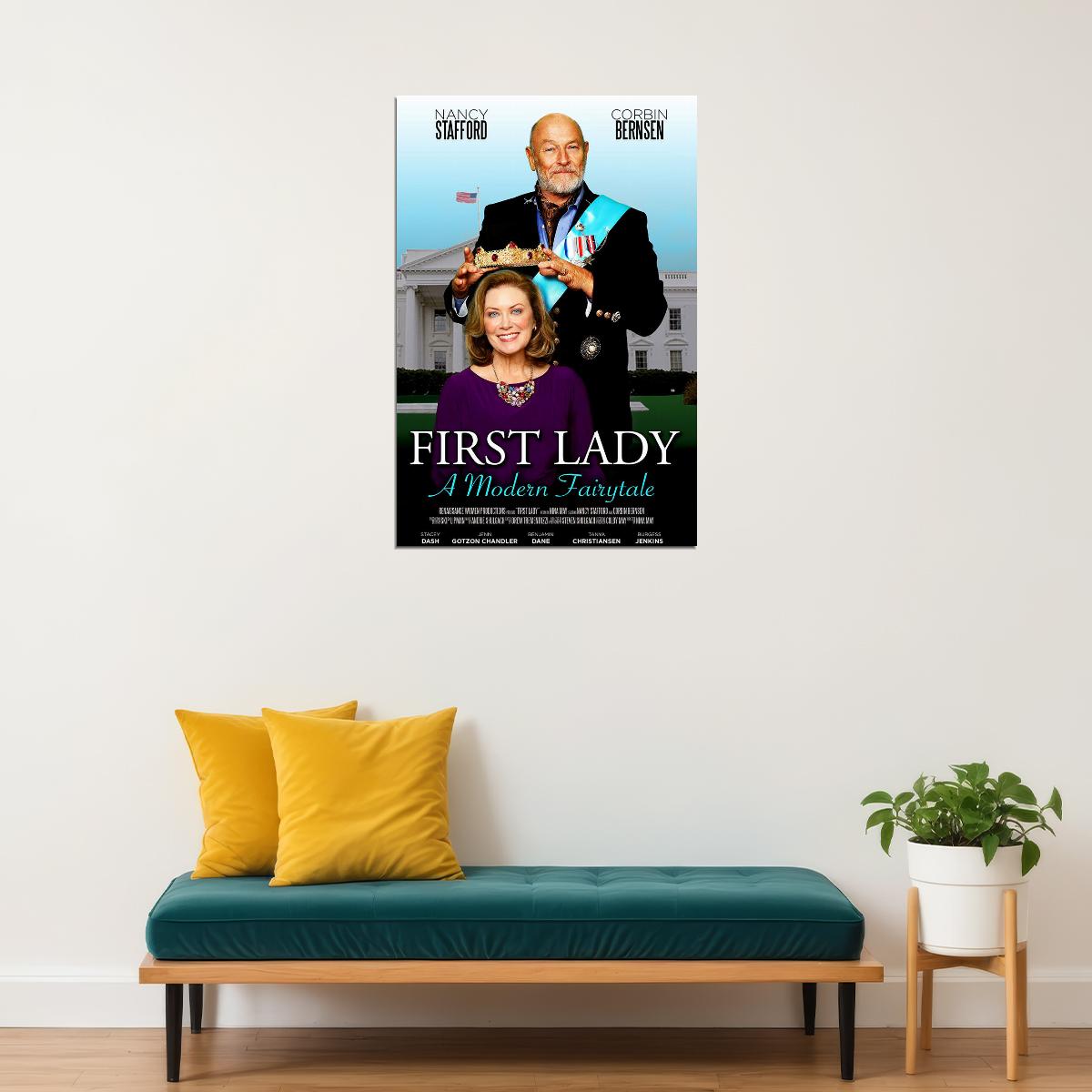 First Lady 2020 Movie Comedy Romance Poster Wall Art Print Home Wall Decor - xonomax
