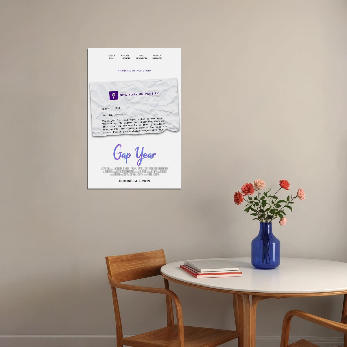 Gap Year Movie 2020 Comedy Drama Poster Wall Art Print Home Wall Decor - xonomax