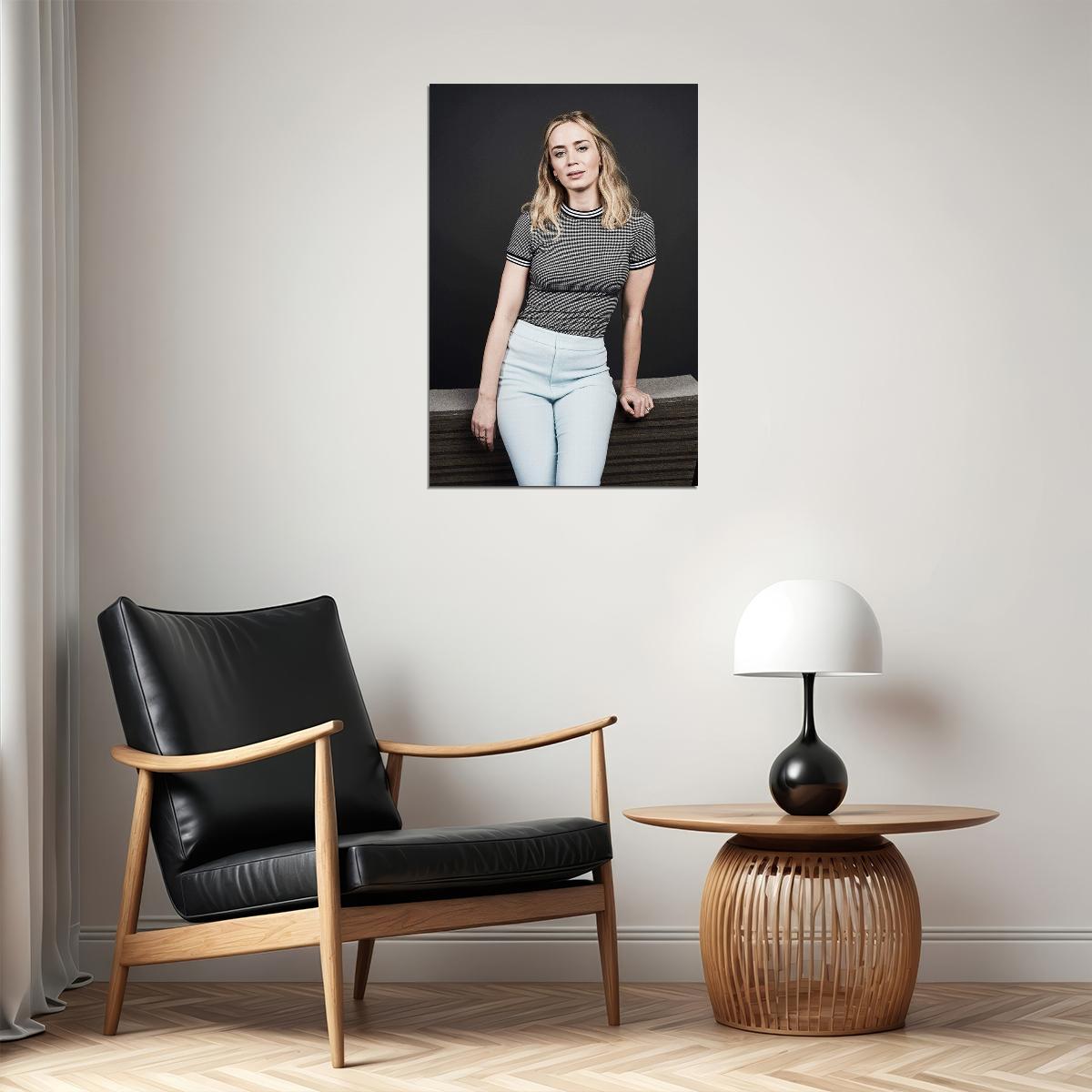 Emily Blunt Blonde British Actress Poster Wall Art Print Home Wall Decor - xonomax