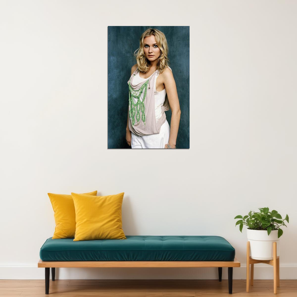 Diane Kruger German Artist Helen Character Poster Wall Art Print Home Wall Decor - xonomax