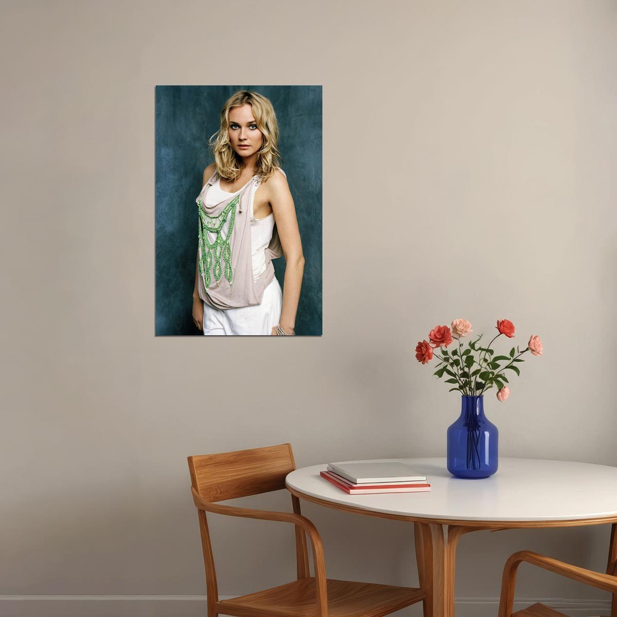 Diane Kruger German Artist Helen Character Poster Wall Art Print Home Wall Decor - xonomax