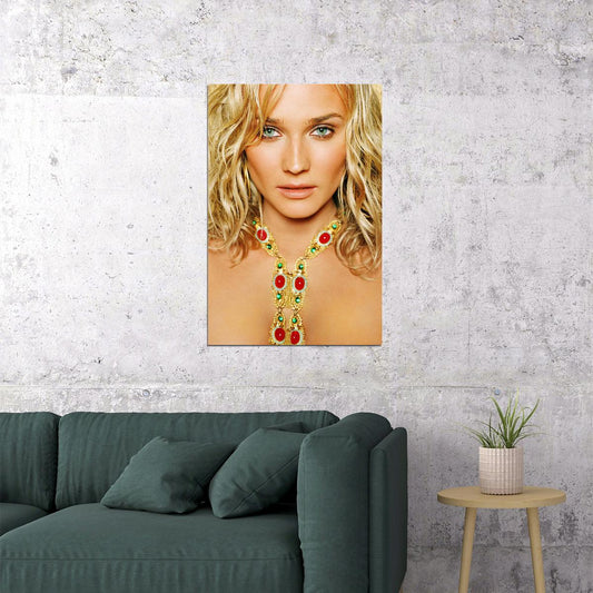 Diane Kruger German Artist Famous Blonde Poster Wall Art Print Home Wall Decor - xonomax