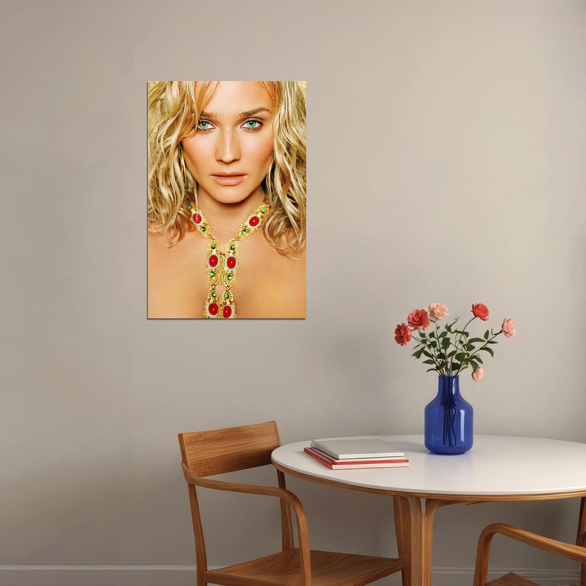Diane Kruger German Artist Famous Blonde Poster Wall Art Print Home Wall Decor - xonomax