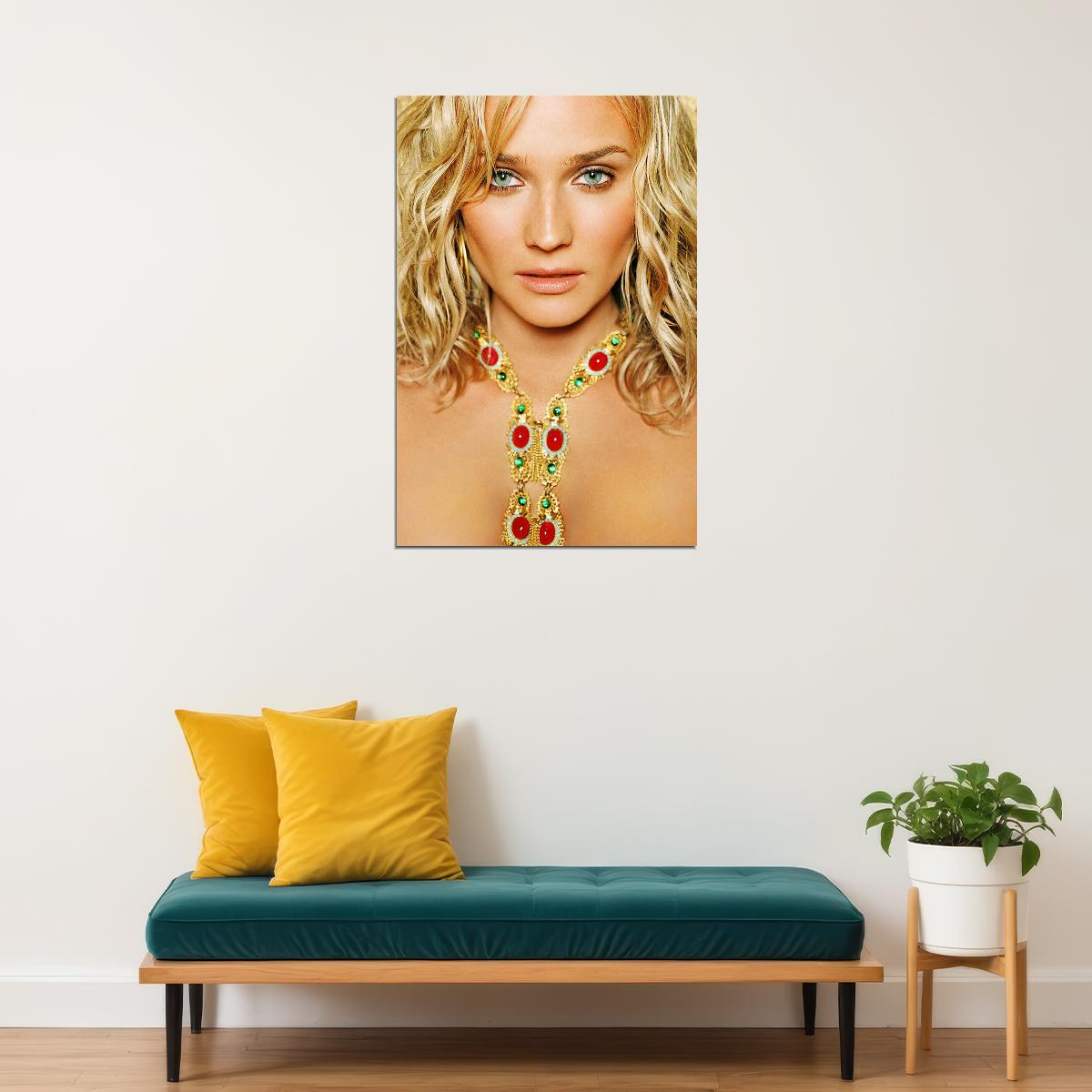 Diane Kruger German Artist Famous Blonde Poster Wall Art Print Home Wall Decor - xonomax