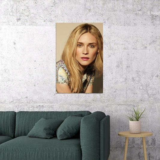 Diane Kruger German Actress And Artist Poster Wall Art Print Home Wall Decor - xonomax