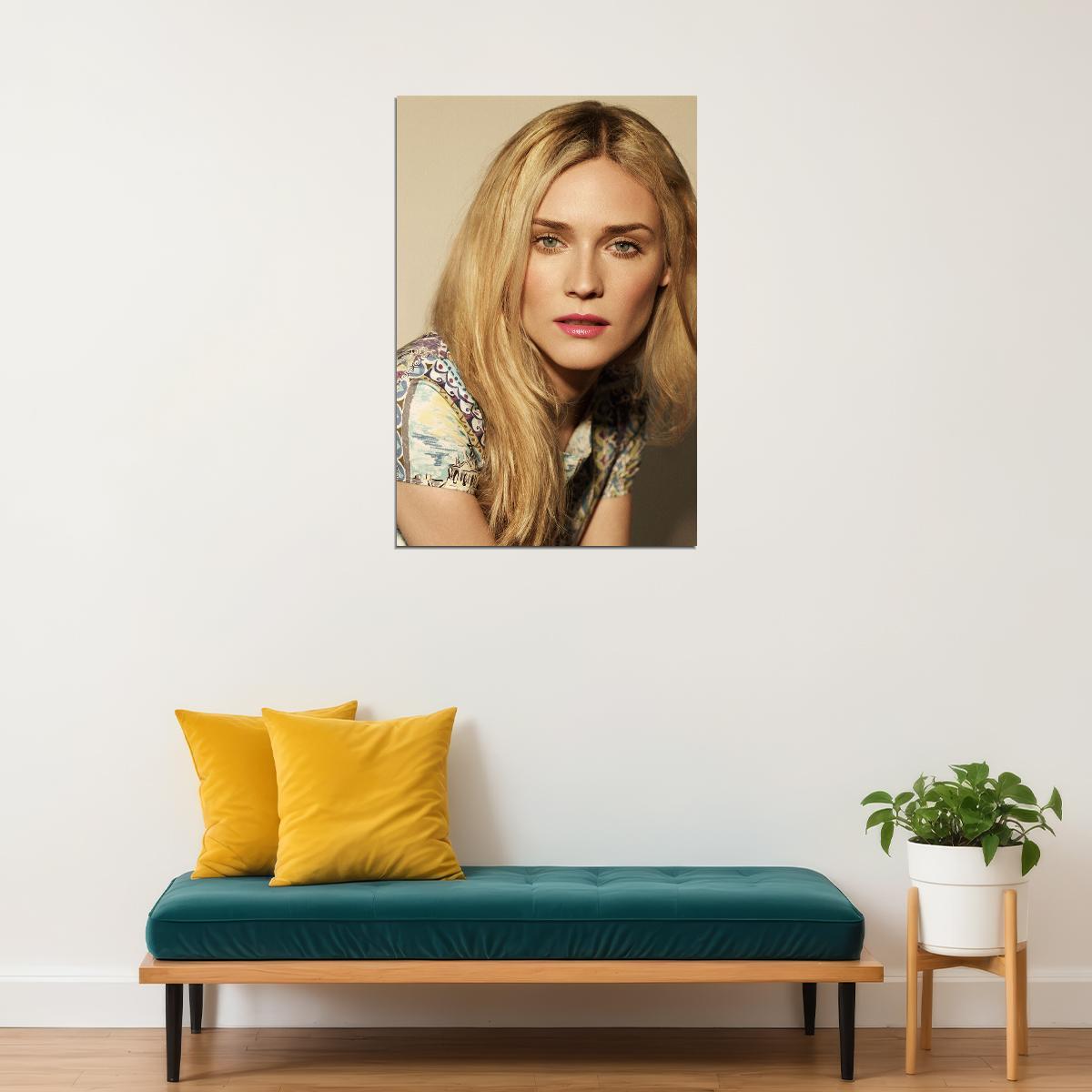 Diane Kruger German Actress And Artist Poster Wall Art Print Home Wall Decor - xonomax