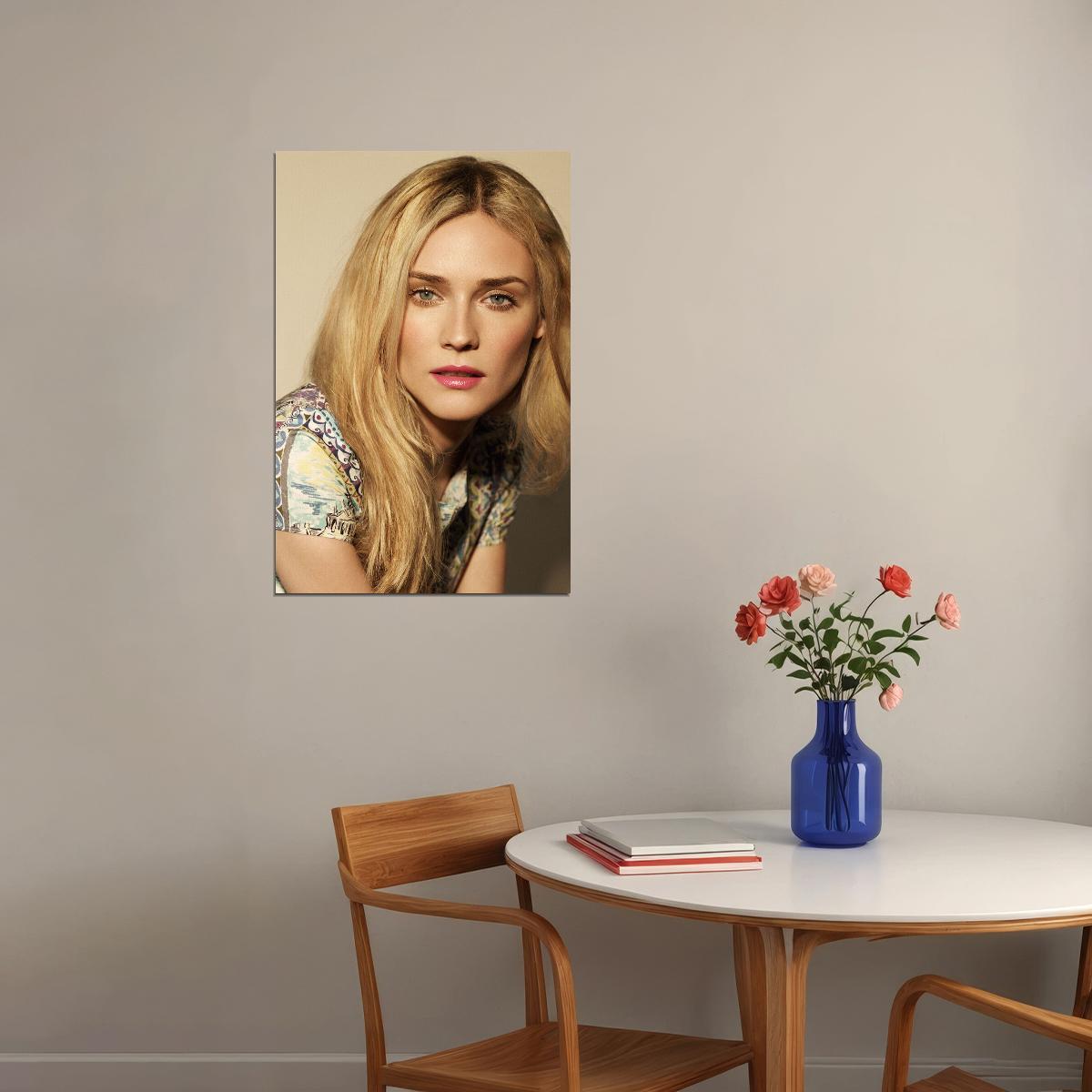 Diane Kruger German Actress And Artist Poster Wall Art Print Home Wall Decor - xonomax