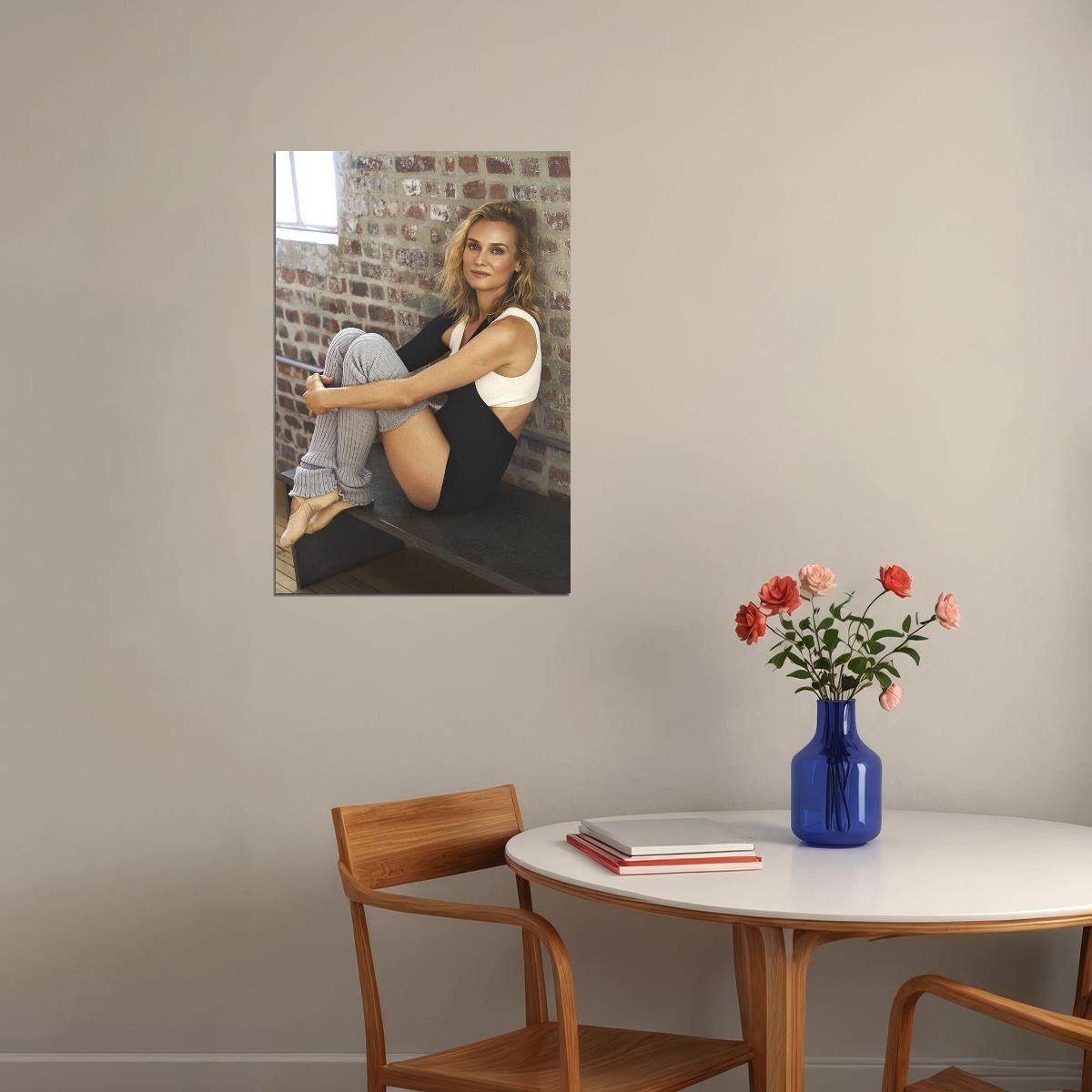 Diane Kruger German Actor And Artist Poster Wall Art Print Home Wall Decor - xonomax