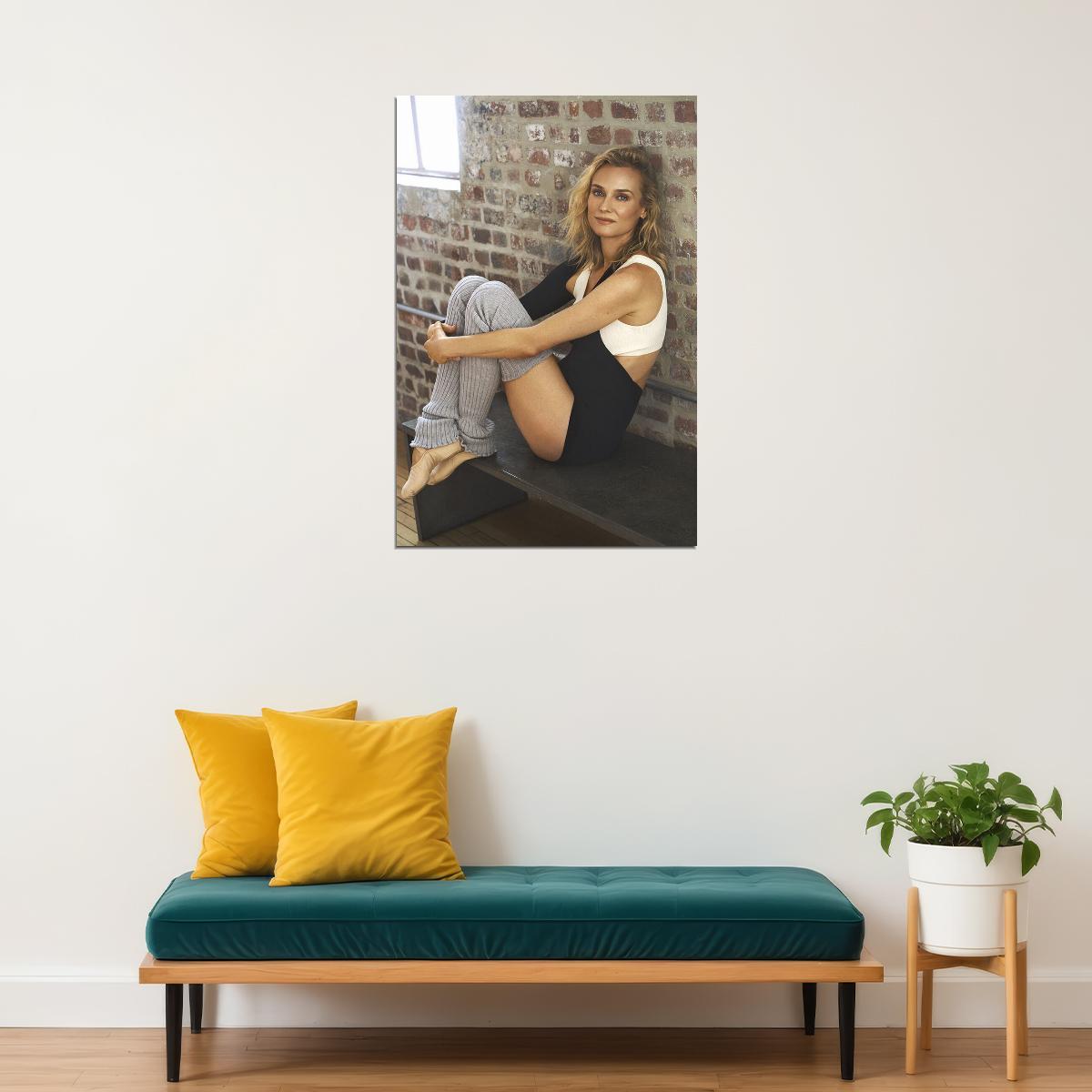Diane Kruger German Actor And Artist Poster Wall Art Print Home Wall Decor - xonomax