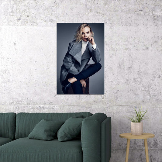 Diane Kruger German Model And Actress Poster Wall Art Print Home Wall Decor - xonomax