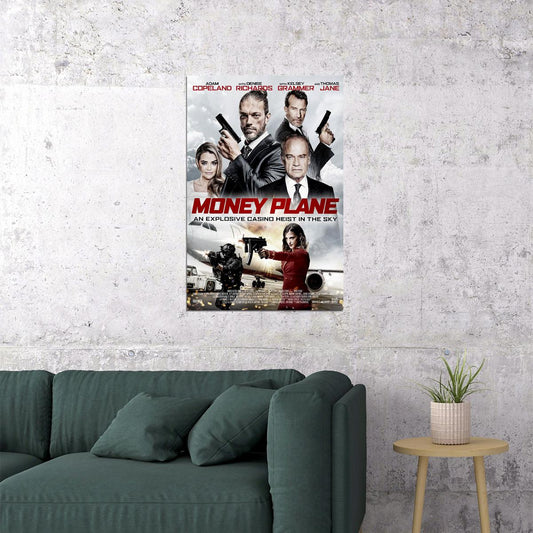 Money Plane Movie 2020 Thriller Poster Wall Art Print Home Wall Decor - xonomax