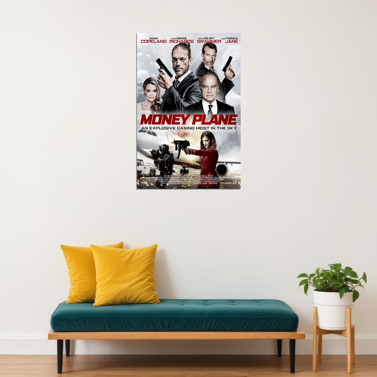 Money Plane Movie 2020 Thriller Poster Wall Art Print Home Wall Decor - xonomax