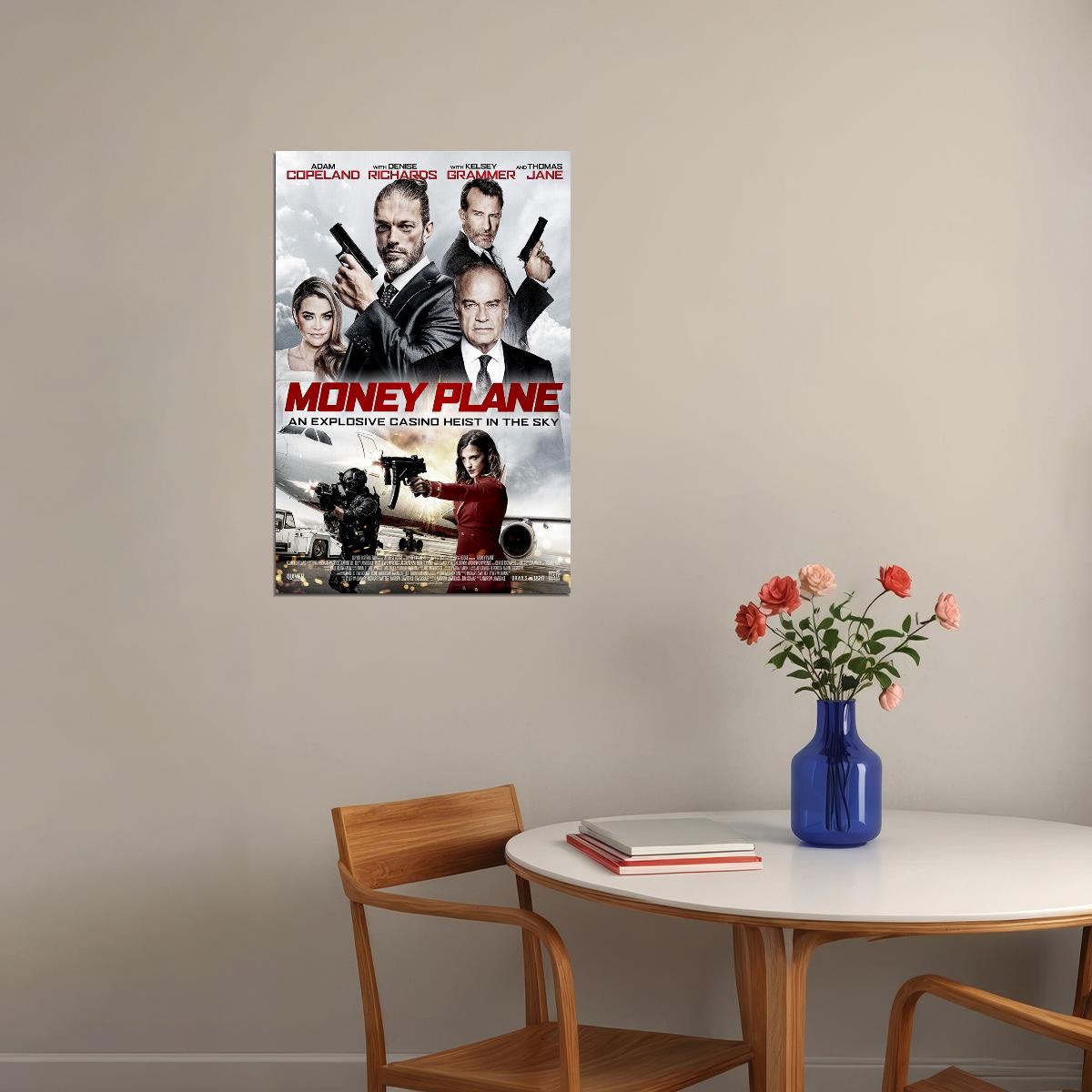 Money Plane Movie 2020 Thriller Poster Wall Art Print Home Wall Decor - xonomax