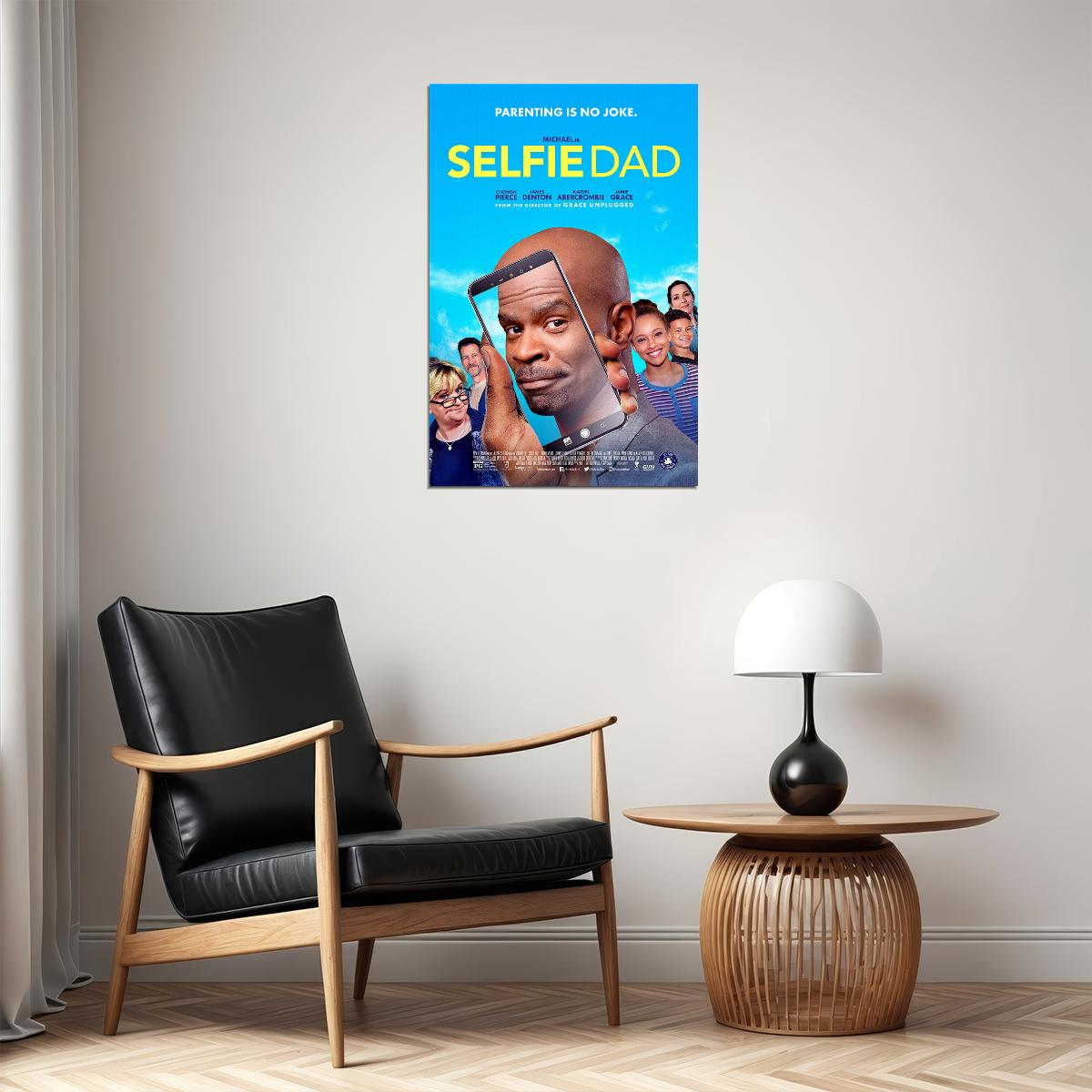 Selfie Dad Movie Comedy Family 2020 Poster Wall Art Print Home Wall Decor - xonomax