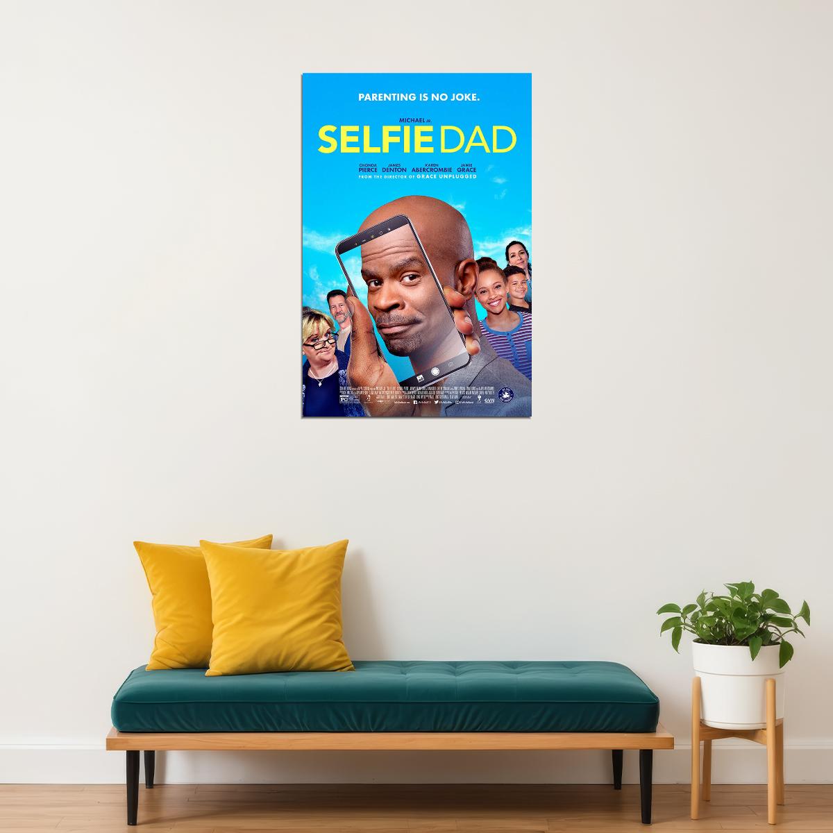 Selfie Dad Movie Comedy Family 2020 Poster Wall Art Print Home Wall Decor - xonomax