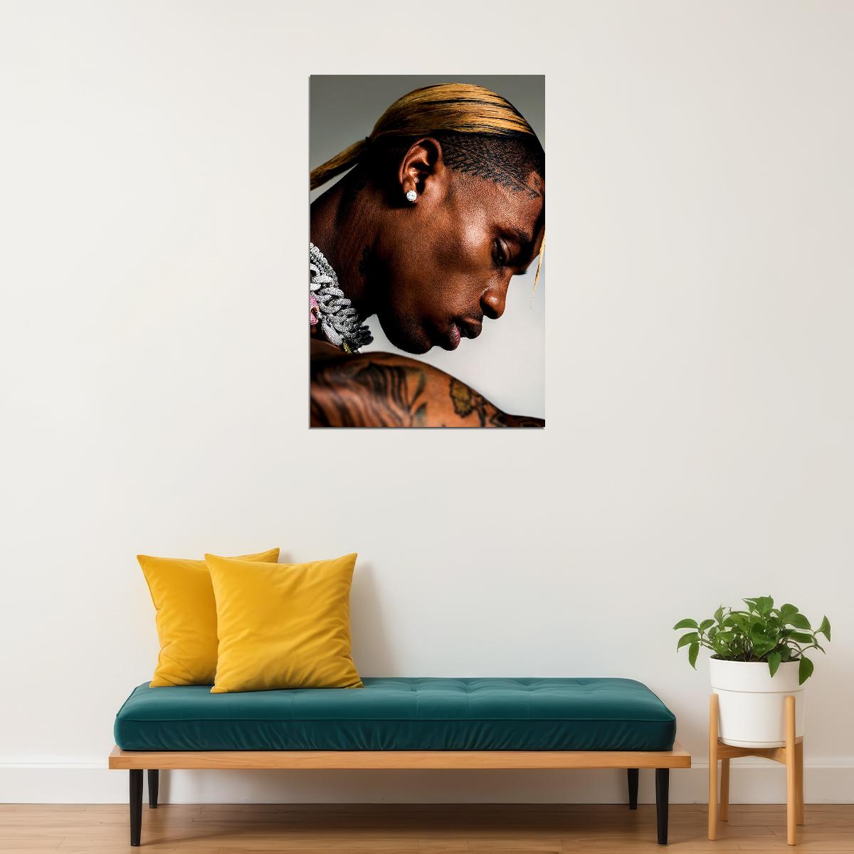 Travis Scott Official Rap Music Poster Wall Art Print Home Wall Decor - xonomax