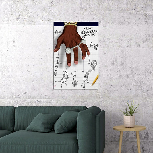 A Boogie Wit Da Hoodie The Bigger Artist Rap Album Singer Poster Wall Art Print Home Wall Decor - xonomax