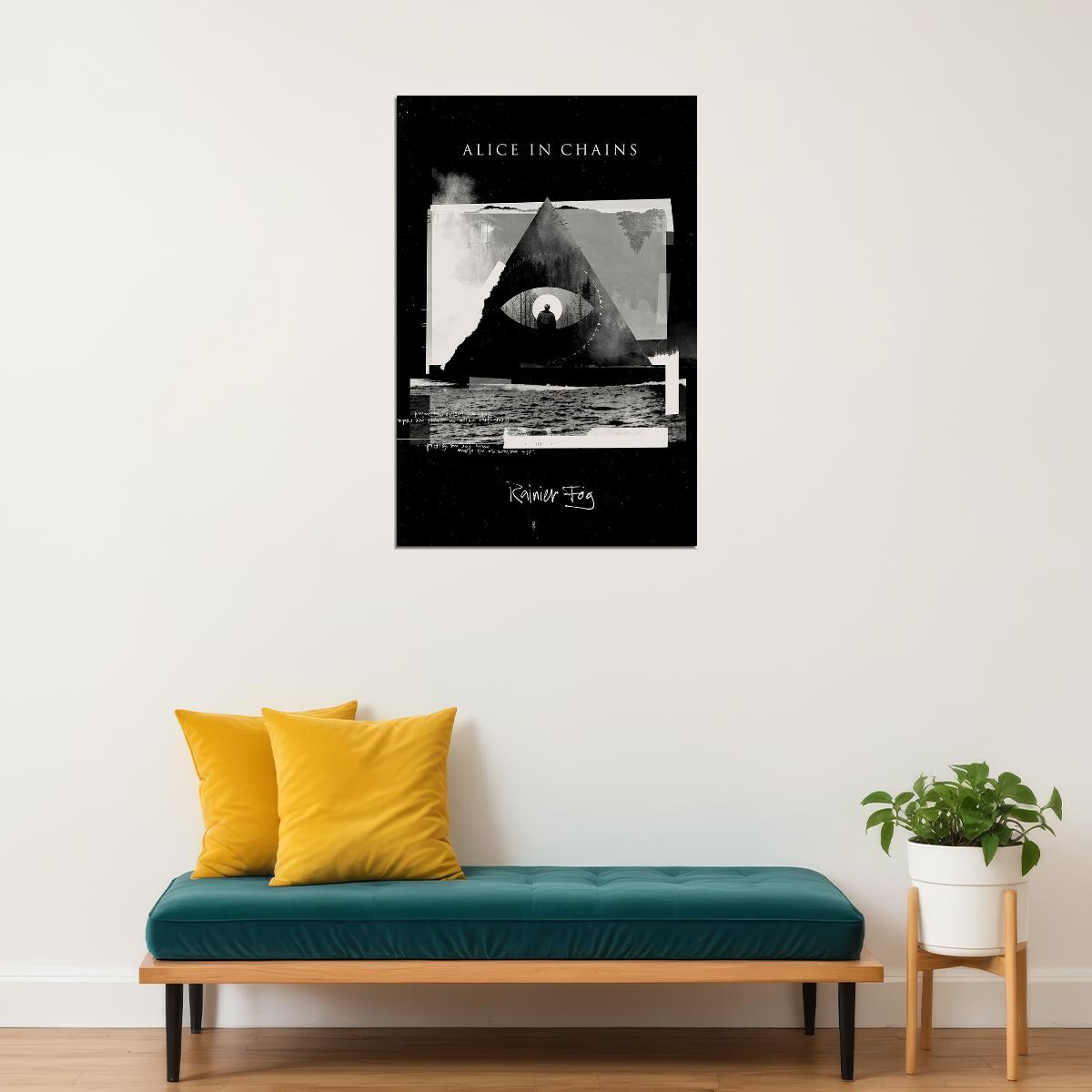 Alice In Chains Rainier Fog 2020 Rap Album Singer Poster Wall Art Print Home Wall Decor - xonomax